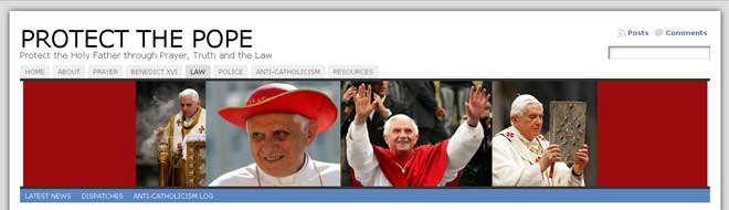 Protect the Pope - http://protectthepope.com