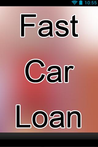 Fast Car Loan