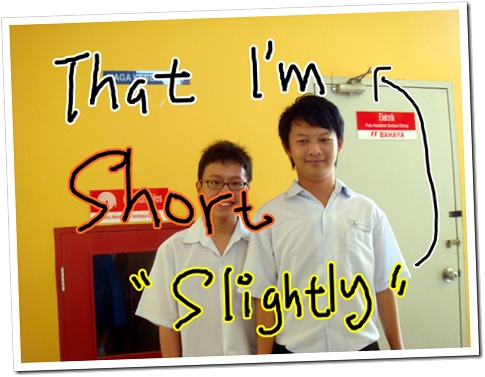 that i'm slightly short