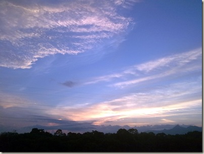 view from apartment