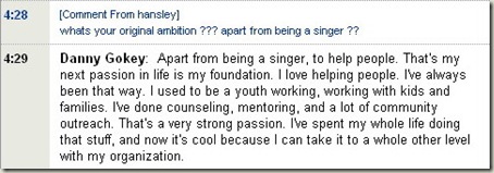 16.6.09 - Danny Gokey
