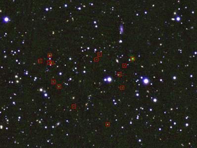 área de proto-aglomerado de galáxias 4C 23.56