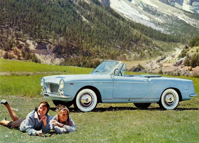 c11 Girls & Cars in European Vintage Ads