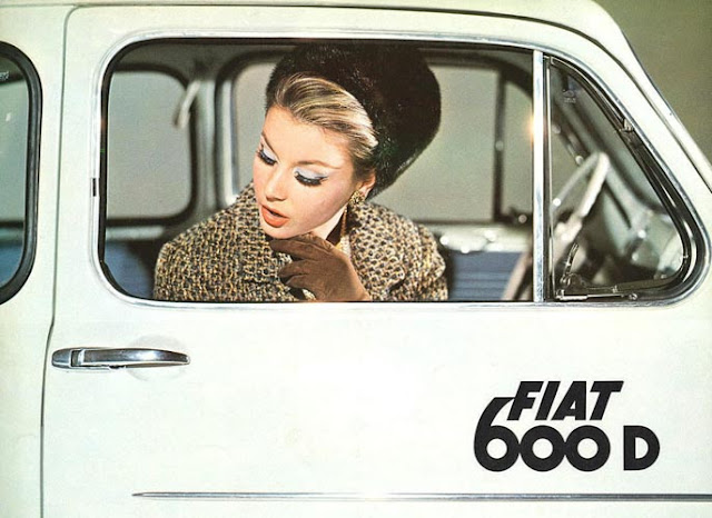 c15 Girls & Cars in European Vintage Ads