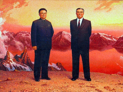[Father and Son Kim Sung Il and Kim Jung Il[2].jpg]