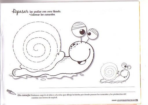 FICHAS DE CALIGRAFIA PREESCOLAR 4 AÑOS