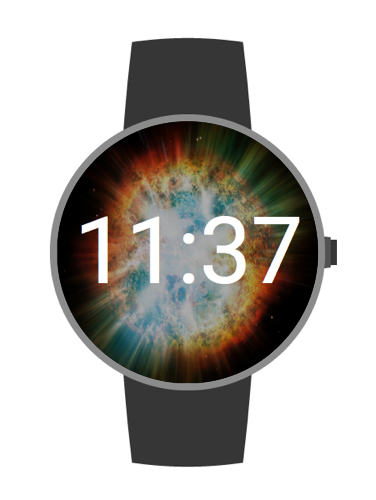 Space Faces Android Watch Face