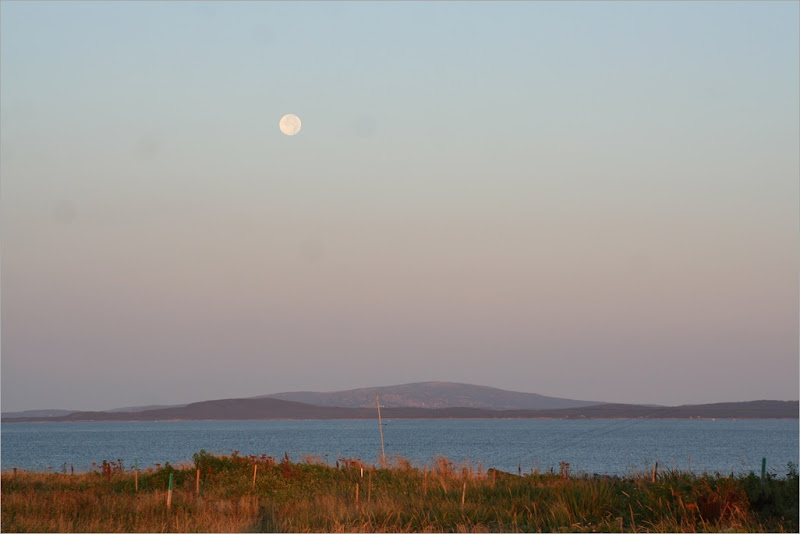 Moonset over Cadillac Mtn.