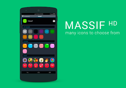 Massif HD Apex/Nova/ADW - screenshot thumbnail