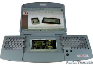 Ergonomic Dual Screen Split Keyboard Laptop