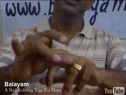 Balayam Nail Rubbing Exercise Cures Alopecia, Hair Loss, Bald