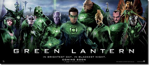 Hail holy green!!! Its a new poster and banner of Green Lantern movie
