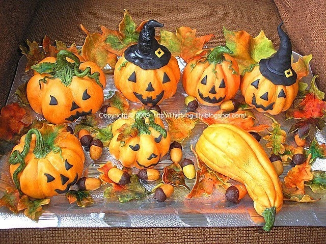 Dovlecei Halloween/Halloween Pumpkins(decor dulce pt tort)