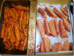 Spicy Carrot sticks - picture perfect!