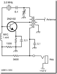 Radio Circuits Blog: simple solid-state low-power HF crystal controlled ...