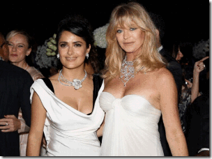 Salma Hayek and Goldie Hawn at DFF