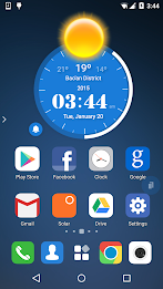 TSF DeepBlue Theme poster 1