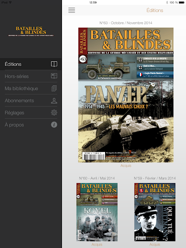 Batailles et Blindés Magazine