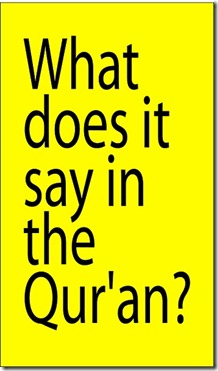 What's Quran say