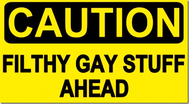Homo Caution Sign