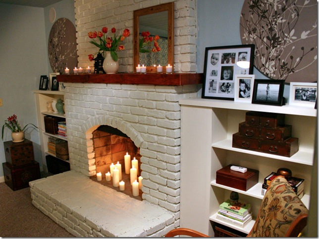 The Making Of A Slip Covered Mantel, How To Cover An Existing Fireplace Mantel