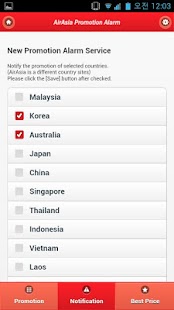 AirAsia Promotion Alarm Screenshots 3