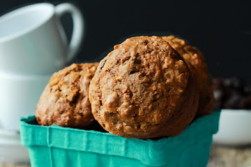 Oat Carrot Cake Muffins