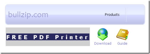 bullzip PDF printer