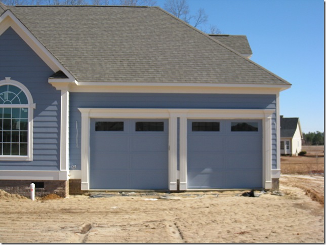 Design Addict Mom What Happens When A Traditional Builder Constructs For Me - Do You Paint Garage Door Same Color As House