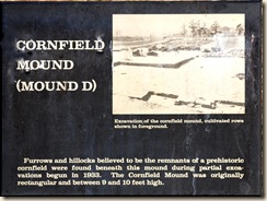 Cornfield Mound Sign