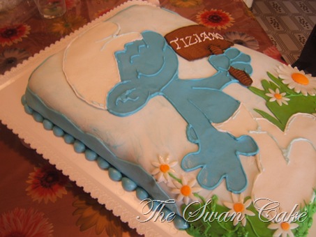 The Swan Cake Noi Puffi siam così..................!!!!!!!!!!