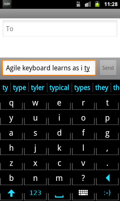 Agile Keyboard Screen 3