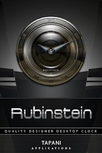 RUBINSTEIN alarm CLOCK widget - náhled