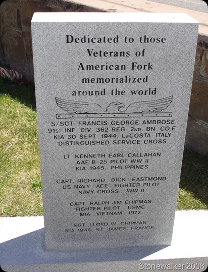 AF Cemetery Famous Veterans Memorial