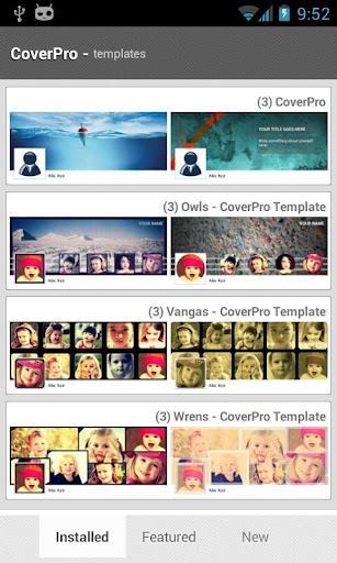 ดาวน์โหลด CoverPro การออกแบบ ภาพปก รุ่น 1.6 สำหรับ Android