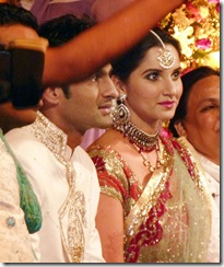Sania Mirza Wedding reception pakistan photos4