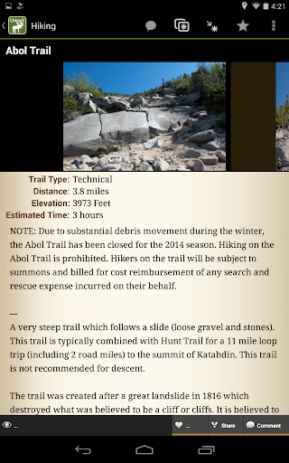 【免費旅遊App】Chimani Baxter State Park-APP點子