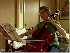 Lillian Waugh says playing the cello is a mindfulness technique she practices.