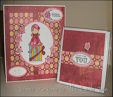 Gina's b'day card & images