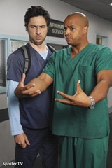 J.D. & Turk - click for more pictures from the [scrubs] season finale