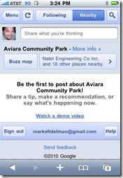 Google Buzz is Going after FourSquare and Gowalla! (Pics)