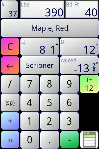 Sawlog Calc Personal