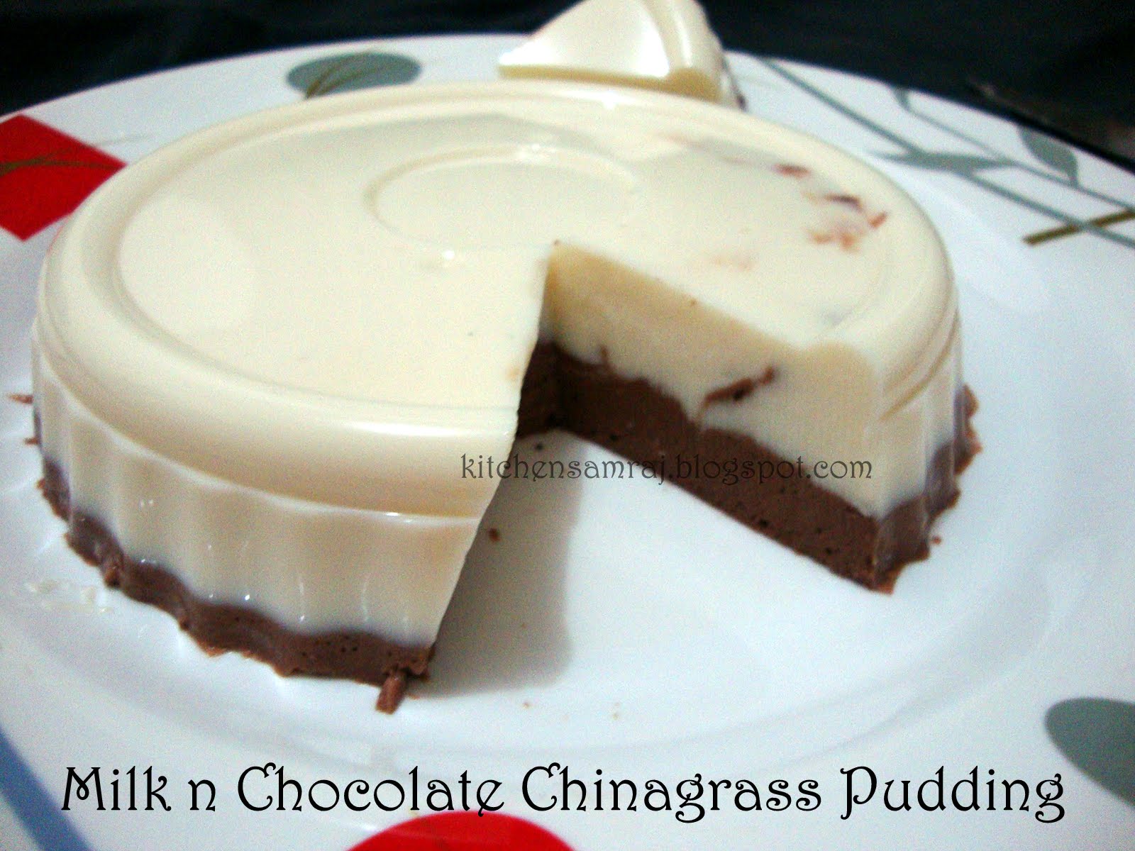 Ramadan Kareem n Milk n Chocolate Chinagrass Pudding 