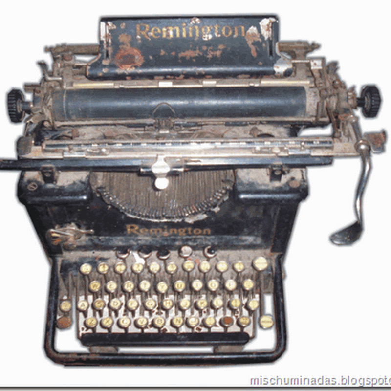 Curiosidades de las primeras máquinas de escribir