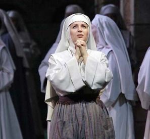 Barbara Frittoli as Suor Angelica in Jack O'Brien's 2007 MET production [Photo by Ken Howard]