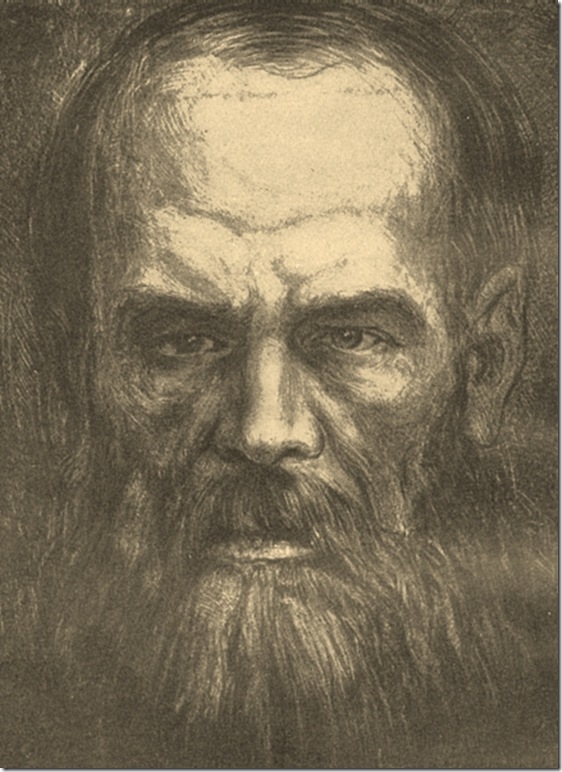 Φιοντόρ Ντοστογιέφσκι, Λιθογραφία του Β. Δ. Φαλαζίεφ, 1921