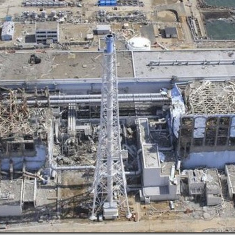 АЭС «Фукусима-1»: Вид с воздуха