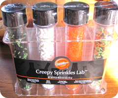Halloween sprinkles test tubes