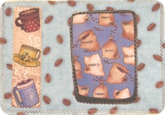 Coffee fabric pc front