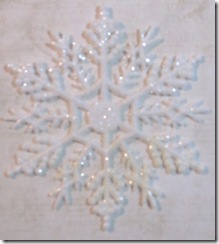 snowflake ornament plain